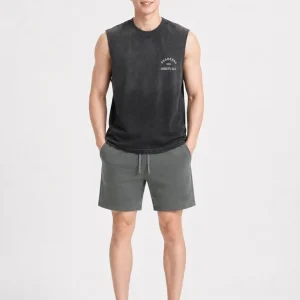 Quần Short Jeans Nam Gridline Form Loose